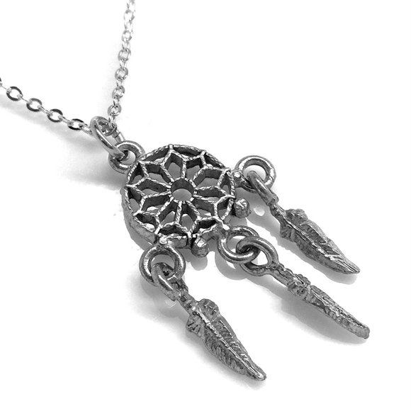 Miniature dreamcatchers Sleep Dream Dreamer Love Gift Charm Necklace - Picture 1 of 2